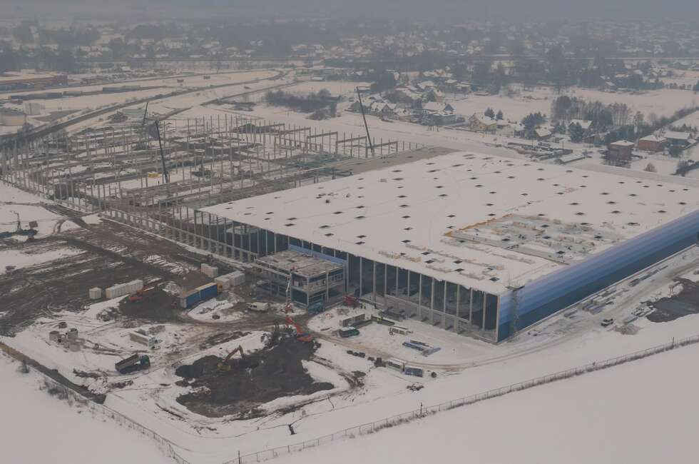 Trwa budowa GLP Kraków Logistics Centre III