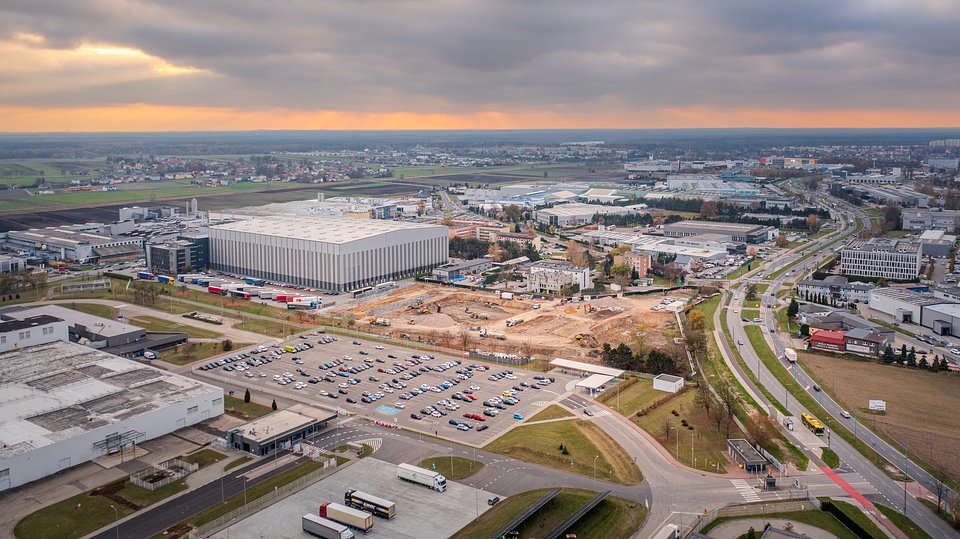 Kompleks logistyczno-magazynowy Grupy Maspex w Tychach